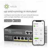 Zyxel GS1915-8EP,PoE 8portGbESmart Switch,60W 802.3at, desk | Eponuda.com