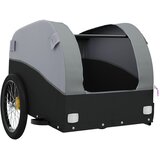 Prikolica za bicikl crno-siva 30 kg željezna | shoptok.hr