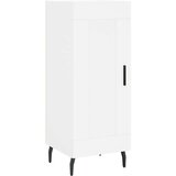 vidaXL Komoda bela 34,5x34x90 cm inženirski les | Shoptok.si