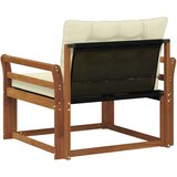  Set vanjskih sofa Čvrsto drvo akacije i Textilene Prirodna | shoptok.hr