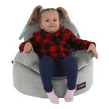 Kondela Vreča za sedenje, siva tkanina, BABY TIP 2 | Shoptok.si