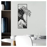WALLXPERT Zidna dekoracija Valovi 3, 34x62 cm, 1,5 mm, Crna | Eponuda.ba