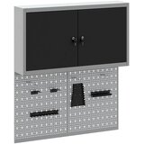  Set ormara za alate 3 pcs Crna Čelik s prahom premazan | shoptok.hr