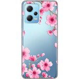  silikonska maska za Xiaomi Redmi Note 12 5G (EU) Rose flowers Print Skin providna Cene