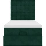  Okvir kreveta s madracima tamnozeleni 90x190cm baršunasti | shoptok.hr