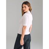 Sinsay majica kratkih rukava uspravna ovratnika | shoptok.hr