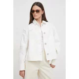 Emporio Armani Jeans jakna ženska, bela barva