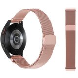 Chameleon Kovinski magnetni pašček 22mm, svetlo roza, za pametno uro | Shoptok.si