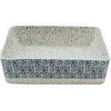 Nadgradni umivaonik sivo-plavi 46 x 35,5 x 13 cm keramički | shoptok.hr