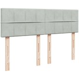 vidaXL Krevet s oprugama i madracem svjetlosivi 160x200 cm baršunasti | shoptok.hr