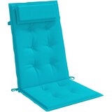  Jastuci za stolicu s visokim naslonom 4 kom tirkizni od tkanine | shoptok.hr