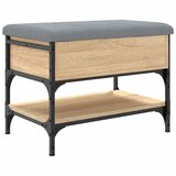  The Living Store Klop za čevlje sonoma hrast 62x42x45 cm inženirski les - Klop Za Čevlje, (21448133) | Shoptok.si