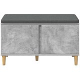  Klupa za hodnik s jastukom Betonski sivi 60 x 38 x 46 cm | shoptok.hr