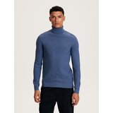 Reserved - Pamučna dolčevita - plava | shoptok.hr