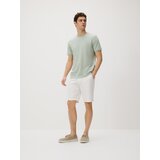 Reserved Pamučne chino kratke hlače - krem | shoptok.hr