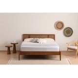 Kalune Design Zakonska postelja iz masivne smreke z letvenim dnom 180x200 cm v naravni barvi/temno rjava Izabelya – | Shoptok.si