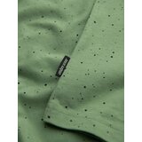 Ombre Men's printed cotton t-shirt with round neckline - green | shoptok.hr