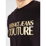 Versace Jeans Couture Majica 'INSTIT THICKFOIL' zlata / črna | Shoptok.si