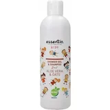 Essentiq 2in1 gel za prhanje in šampon za otroke z aloe vero in ovsom