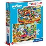 Clementoni puzzle 2x60 mickey and friends =2020= ( CL21620 ) Cene