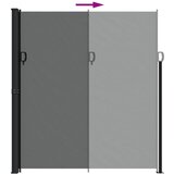 vidaXL Zložljiva stranska tenda antracitna 220x600 cm | Shoptok.si