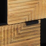  Komoda smeđa 80x33x75 cm Puno drvo Mango | shoptok.hr