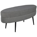 Venture Home ovalni tabure Otto (art. 15569-405) 100 × 40 × 41 cm, bež (greige) | shoptok.hr