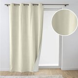 Douceur d intérieur Kremno bela žametna izolacijska zavesa 140x260 cm Polarchic – | Shoptok.si