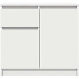  Komoda s ladicama bijela 71x35x84 cm konstruirano drvo | shoptok.hr