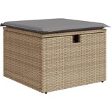  5-dijelni vrtni set sofa s jastucima bež od poliratana | shoptok.hr