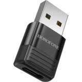  USB adapter BOROFONE BV18 USB male to Type-C female USB2.0 adapter black | Eponuda.ba