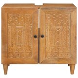 Kupaonski ormar Zidne s pohranom Svijetlosmeđa 62 x 33 x 58 cm | shoptok.hr