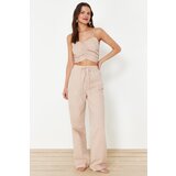 Trendyol Mink Woven Blouse Trousers Set | shoptok.hr