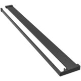 The Living Store Stenska polica za tuš kabino črna 118 cm aluminij - Polica Za Prho, (21487610) | Shoptok.si
