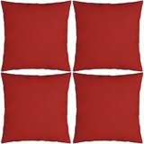 vidaXL Okrasne blazine 4 kosi rdeče 60x60 cm blago | Shoptok.si