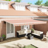 vidaXL ručna uvlačiva tenda prugasta 500x300 cm Cijene