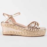 Leindia Espadrile 102968 Pozlačena | Shoptok.si