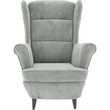 vidaXL naslanjač iz svetlo sivega žameta | Shoptok.si