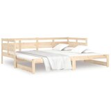  Dnevni ležaj na izvlačenje od masivne borovine 2 x (90x190) cm | shoptok.hr