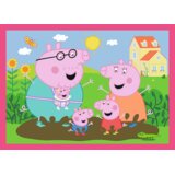 Trefl Peppa prašiček - 4 v 1 12,15,20,24 kosov puzzle - | Shoptok.si