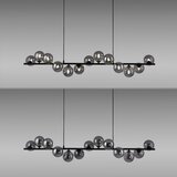 SCHÖNER WOHNEN 14504-18 - led luster na sajli dubai 13xG9/3W/230V crna/zadimljena | Eponuda.com
