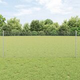  Heksagonalna ograda s stubom 10 x 0,8 m Pocinčani čelik Srebrna | shoptok.hr