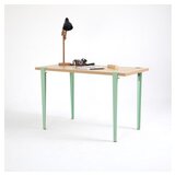 Hanah home radni sto eridanos wooden mint green cene