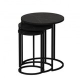 Hanah home Gloria Black Set od 3 stola, crna | Eponuda.ba