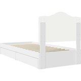 vidaXL krevetna konstrukcija bijelo 90 x 200 cm konstruirano drvo | shoptok.hr