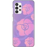  silikonska maska za Samsung A135F Galaxy A13 4G Blossom Print ljubičasta Cene