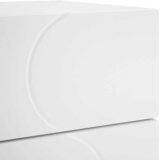  Noćni ormar 2 pcs Bijela 33,5 x 34,5 x 60 cm Konstruirano drvo | shoptok.hr