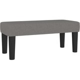 vidaXL Okvir kreveta s oprugama i madrac tamnosivi 80x200cm od tkanine | shoptok.hr