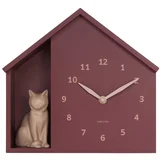 Zidni sat Sitting Cat –