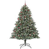 vidaXL Umestno božično drevo med 300 LED Zelena 140 x 140 x 210 cm | Shoptok.si